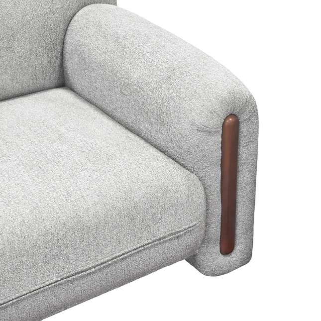 Magnum - Grey Fabric 2 Seater Sofa