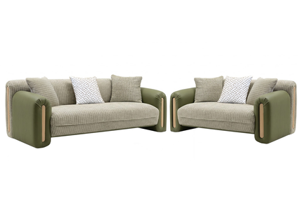 Magnum - 3+2 Green Fabric Suite