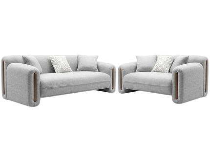 Magnum -  3+2 Grey Fabric Suite