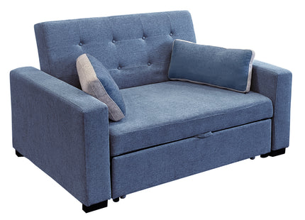 Metro - Blue Fabric Sofa Bed