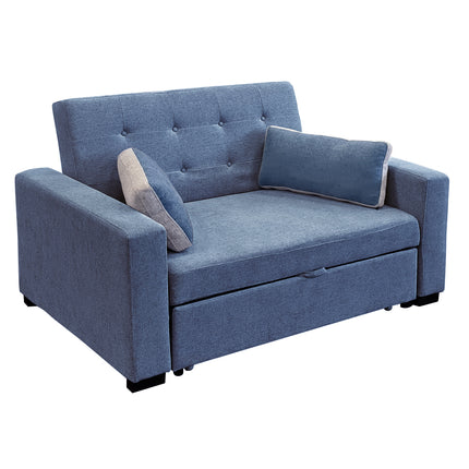 Metro - Blue Fabric Sofa Bed