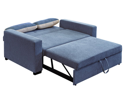 Metro - Blue Fabric Sofa Bed