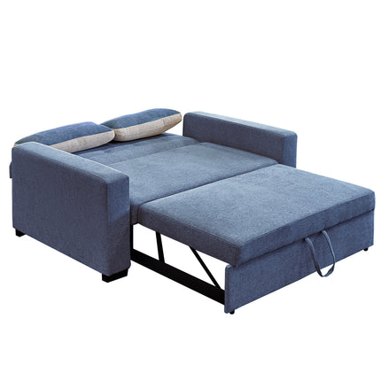 Metro - Blue Fabric Sofa Bed