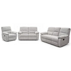 Milton - 3+2+1 Grey Fabric Reclining Suite