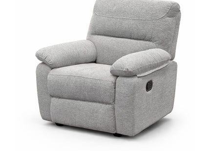 Milton - 3+2+1 Grey Fabric Reclining Suite