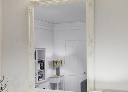 Mirror Collection - White Wooden Mirror