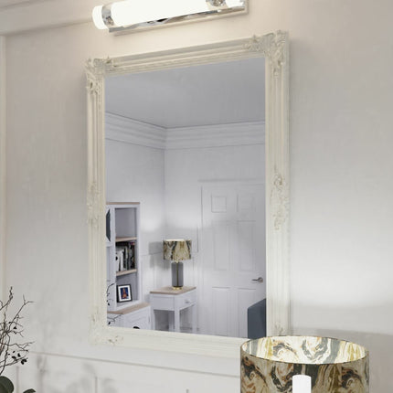 Mirror Collection - White Wooden Mirror