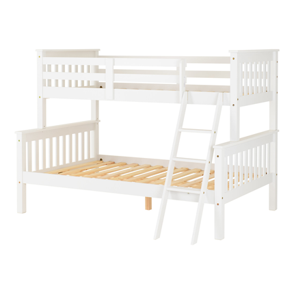 Neptune  - White Triple Bunk Bed & 2 Mattresses