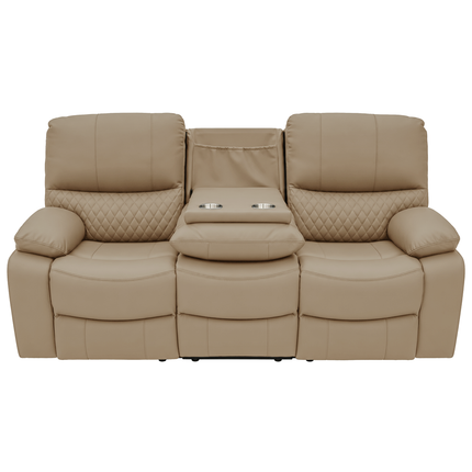 Nexus - 3+2 Taupe Electric Recliner with Drinks Tray