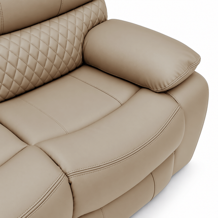 Nexus - 3+2 Taupe Electric Recliner with Drinks Tray