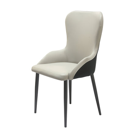 Nova - Cream And Black Luxury Dining Chair