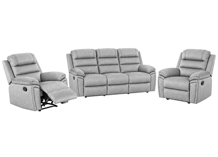 Ophelia - 3-1-1 Grey Reclining Suite