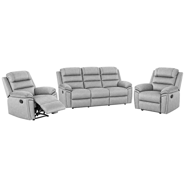 Ophelia - 3-1-1 Grey Reclining Suite