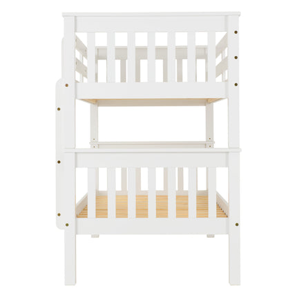 Oxford - White Single Bunk Bed Frame