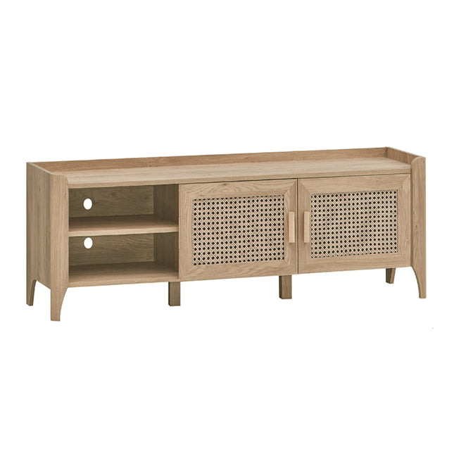 Parma -  Rattan Effect Low Tv Unit