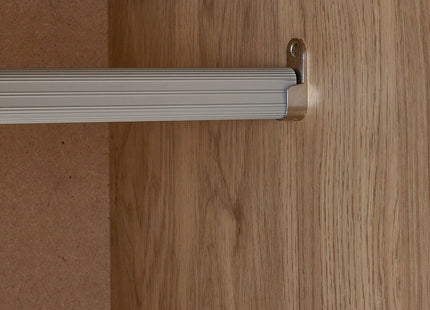 Parma -  Rattan Effect 2 Door Wardrobe