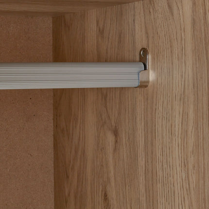 Parma -  Rattan Effect 2 Door Wardrobe
