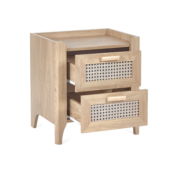 Parma -  Rattan Effect Bedside Locker