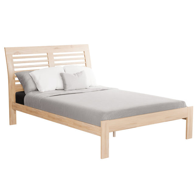 Ridgeway - Solid Wood Double Frame Bed & Mattress (4ft6)