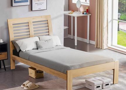 Ridgeway - Solid Wood Single Frame Bed & Mattress (3ft)