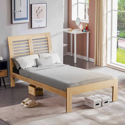 Ridgeway - Solid Wood Single Frame Bed & Mattress (3ft)