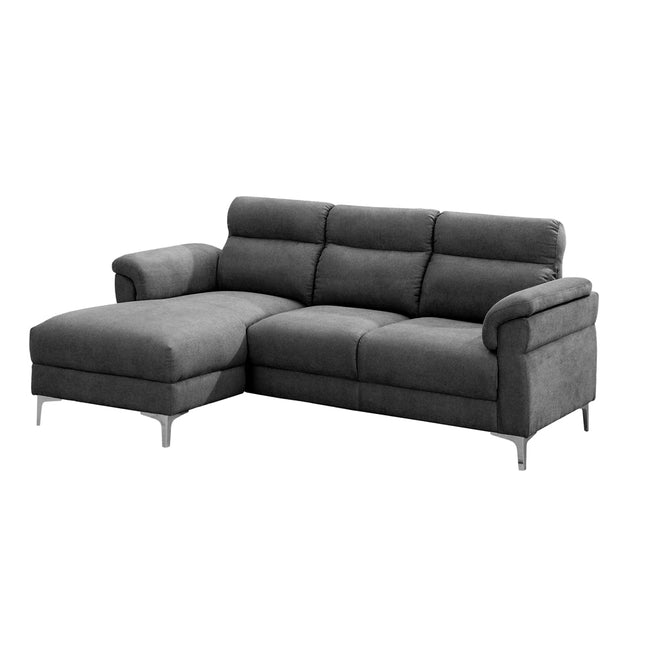 Roxanne -  Dark Grey Corner Sofa