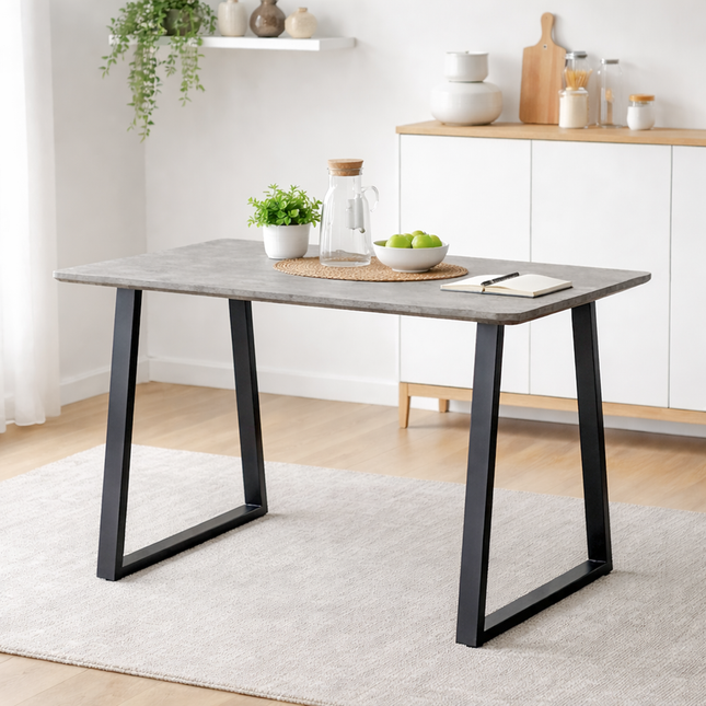 Shannon - 4 Seat Stone Effect Dining Table