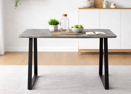 Shannon - 4 Seat Stone Effect Dining Table