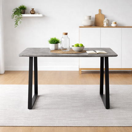Shannon - 4 Seat Stone Effect Dining Table