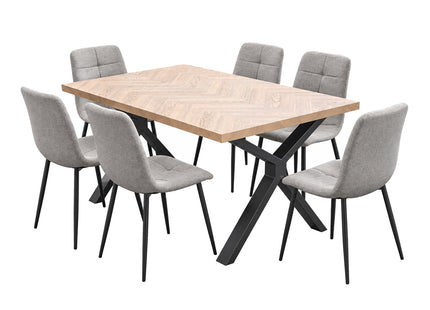 Sigrid - Contemporary Oak Dining Table & Helsinki Chairs