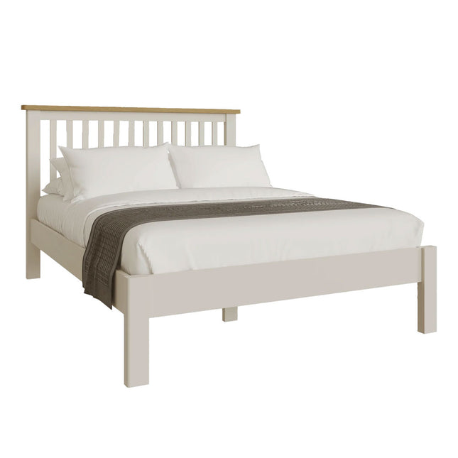 Simba - Truffle Double Frame Bed & Mattress (4ft6)