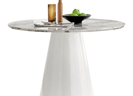 Storm - Marble Effect Round Dining Table