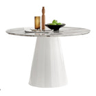 Storm - Marble Effect Round Dining Table