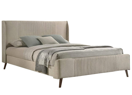 Sunset - Upholstered Beige Divan Bed | 4ft6 Double