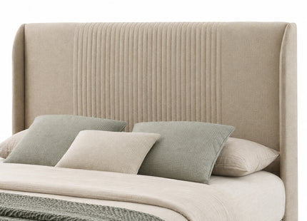 Sunset - Upholstered Beige Divan Bed | 4ft6 Double