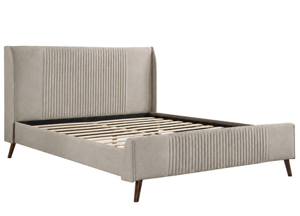 Sunset - Upholstered Beige Divan Bed | 4ft6 Double