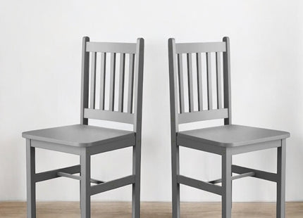 Jaya Grey Dining Chair - Set of 2 Chairs