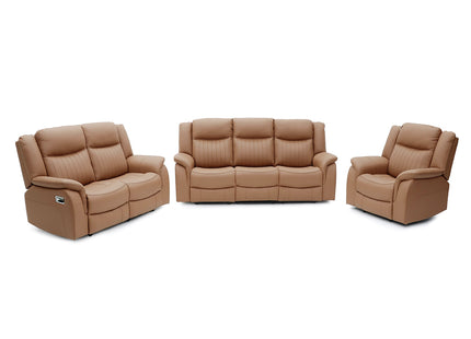 Torque - 3+2+1 Brown Reclining Suite