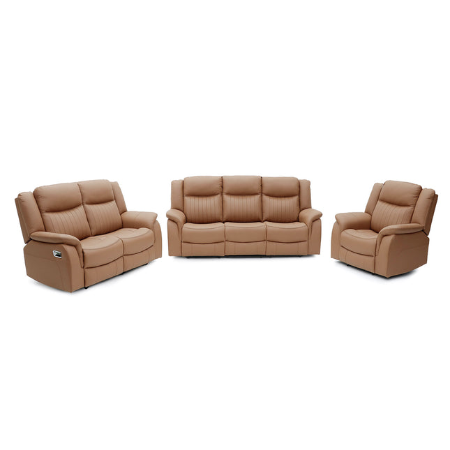 Torque - 3+2+1 Brown Reclining Suite