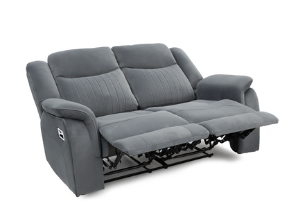 Torque - 3+2+1 Grey Reclining Suite