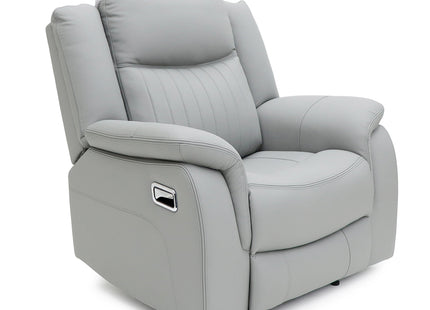 Torque 3+2+1 Light Grey Eco Leather Reclining Suite