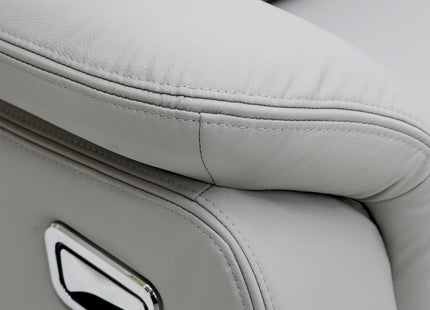 Torque 3+2+1 Light Grey Eco Leather Reclining Suite