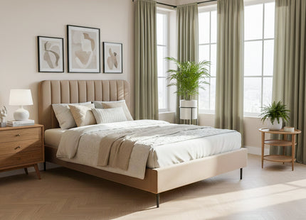 Velutto - Velvet Upholstered Divan Base | 4ft6 Double