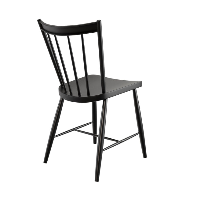Mia - Black Plastic Dining Chair
