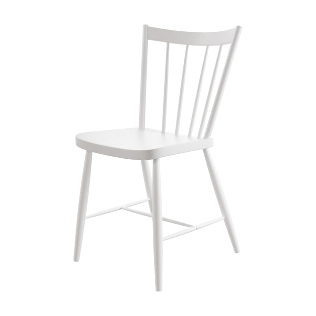 Mia - White Plastic Dining Chair
