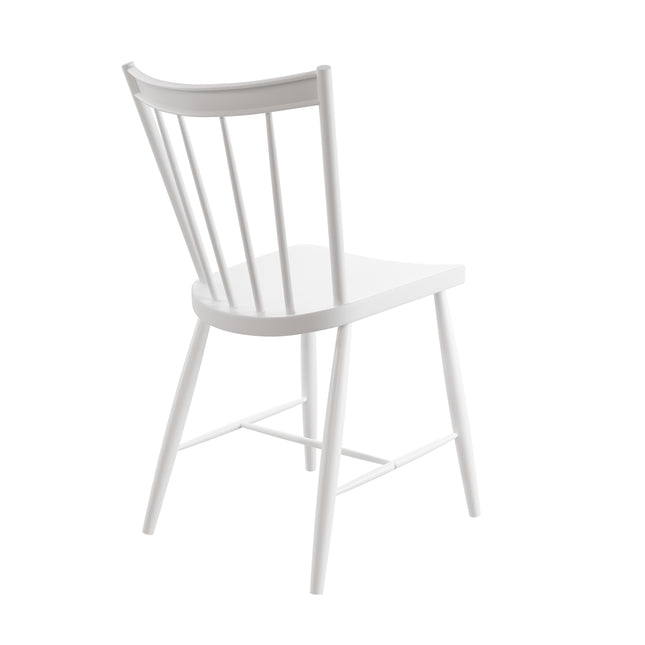Mia - White Plastic Dining Chair