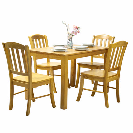 Valley Natural Table & Natural Antico Chairs