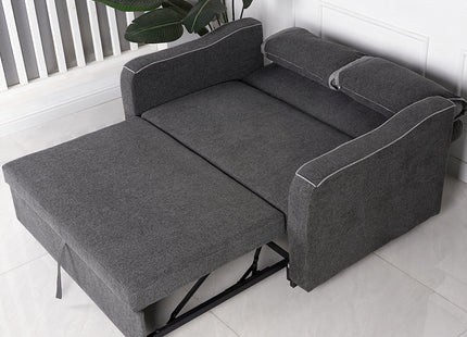 Aspen - Charcoal Fabric 2 Seater Sofa Bed