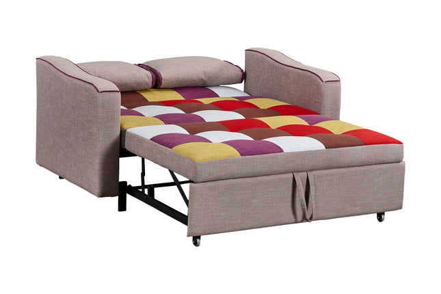 Aspen - Patchwork 2 Seater Sofa Bed