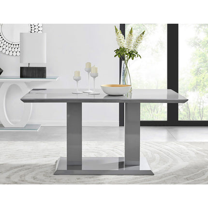 Atlanta - Grey Modern High Gloss Dining Table